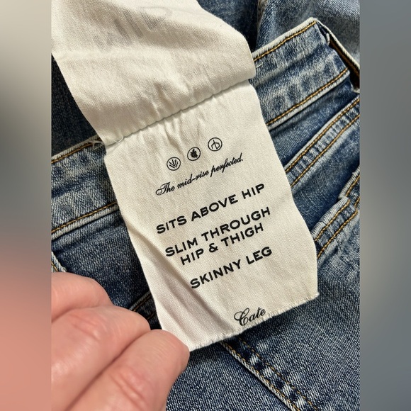 New! Rag & Bone Cate Mid Rise Skinny Ankle Distressed Jeans Womens Size 27 - Picture 8 of 13